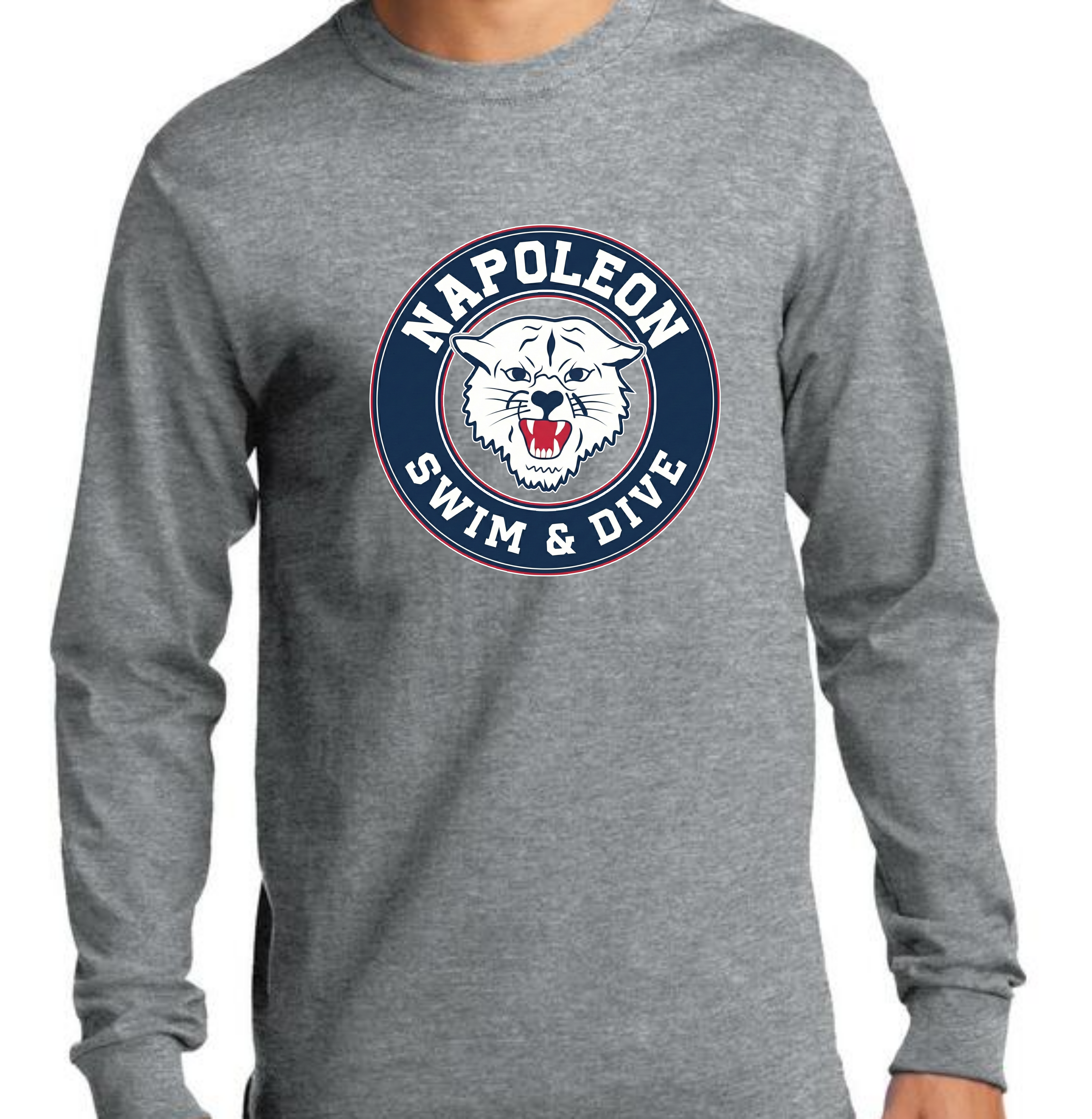 Swim & Dive Longsleeve T Shirt Adult Unisex