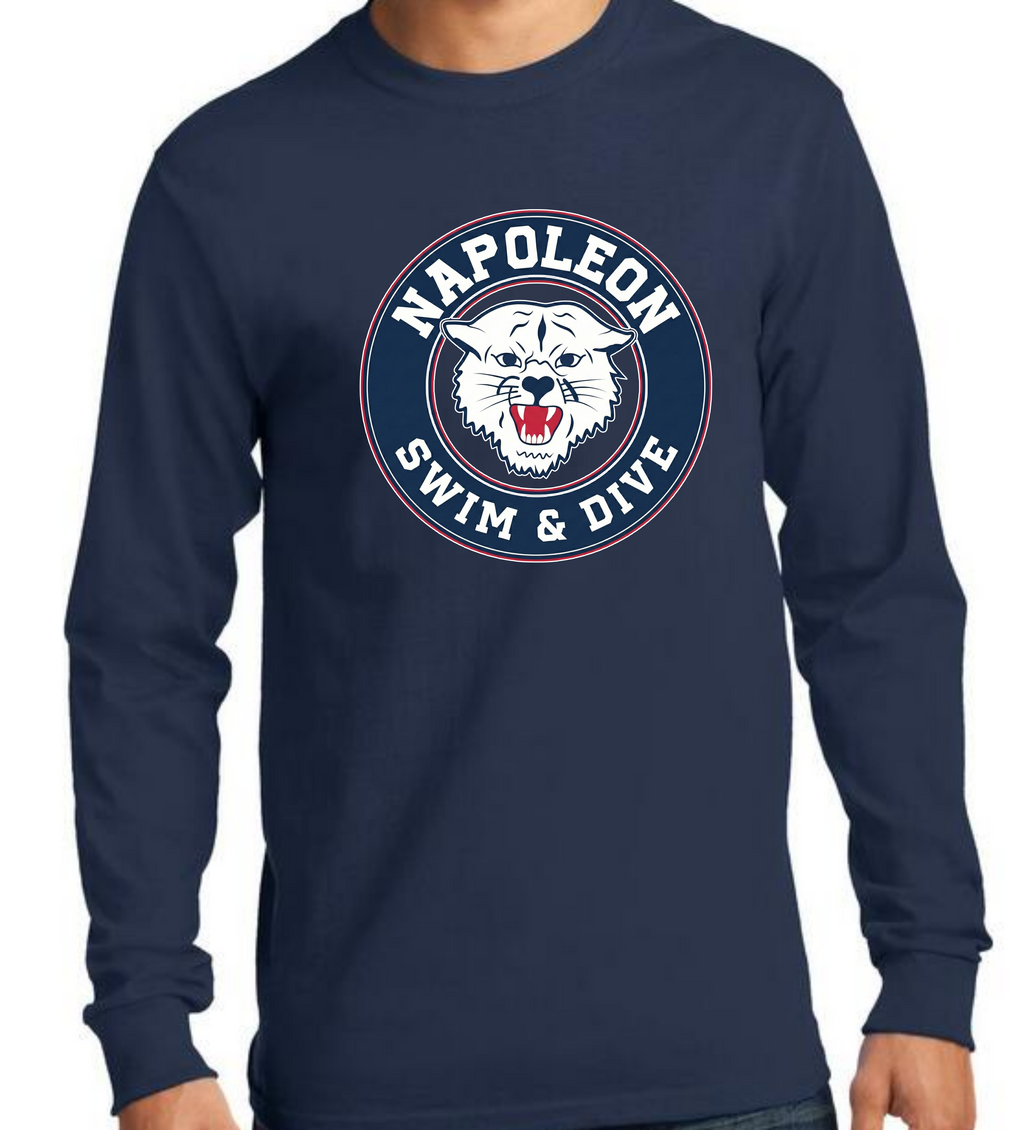 Swim & Dive Longsleeve T Shirt Adult Unisex