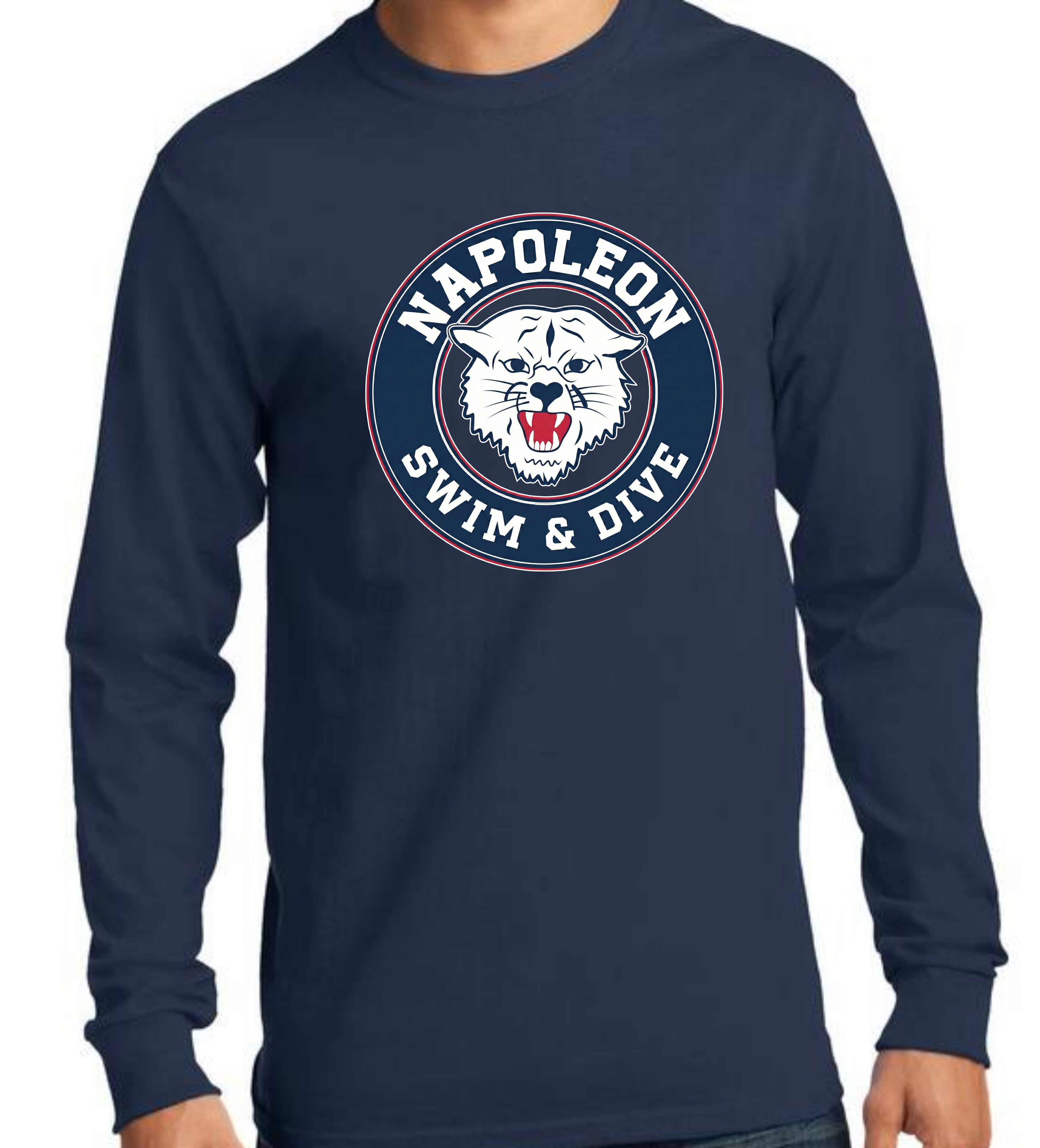 Swim & Dive Longsleeve T Shirt Adult Unisex