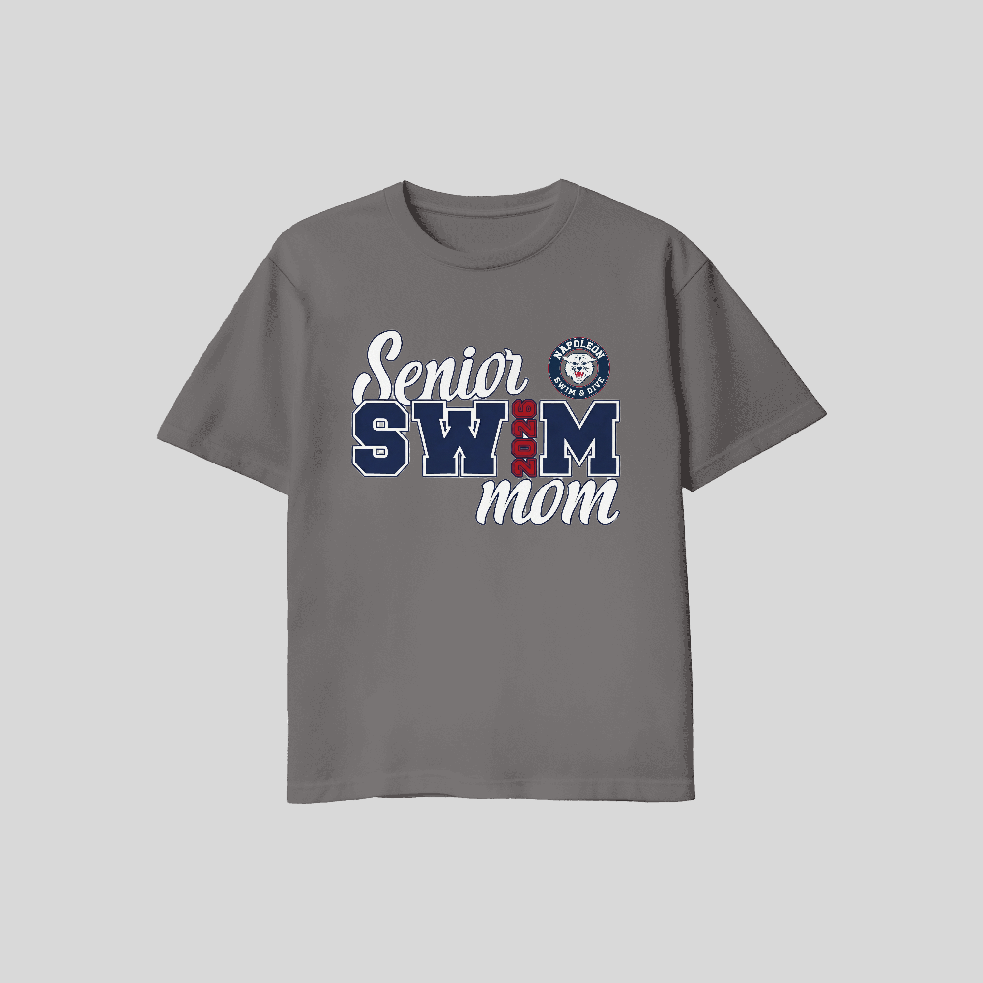 Napoleon Senior Swim Mom T Shirt