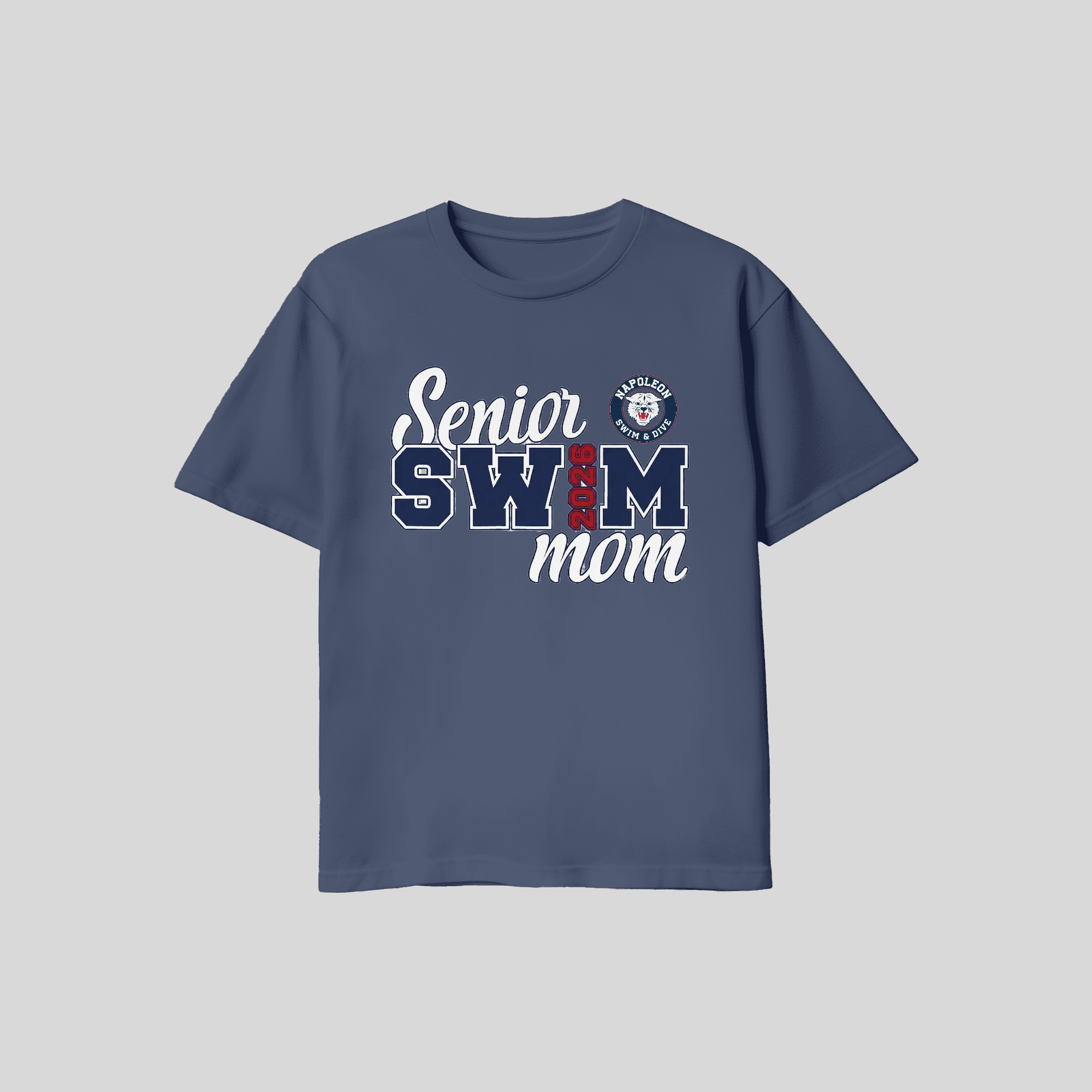 Napoleon Senior Swim Mom T Shirt