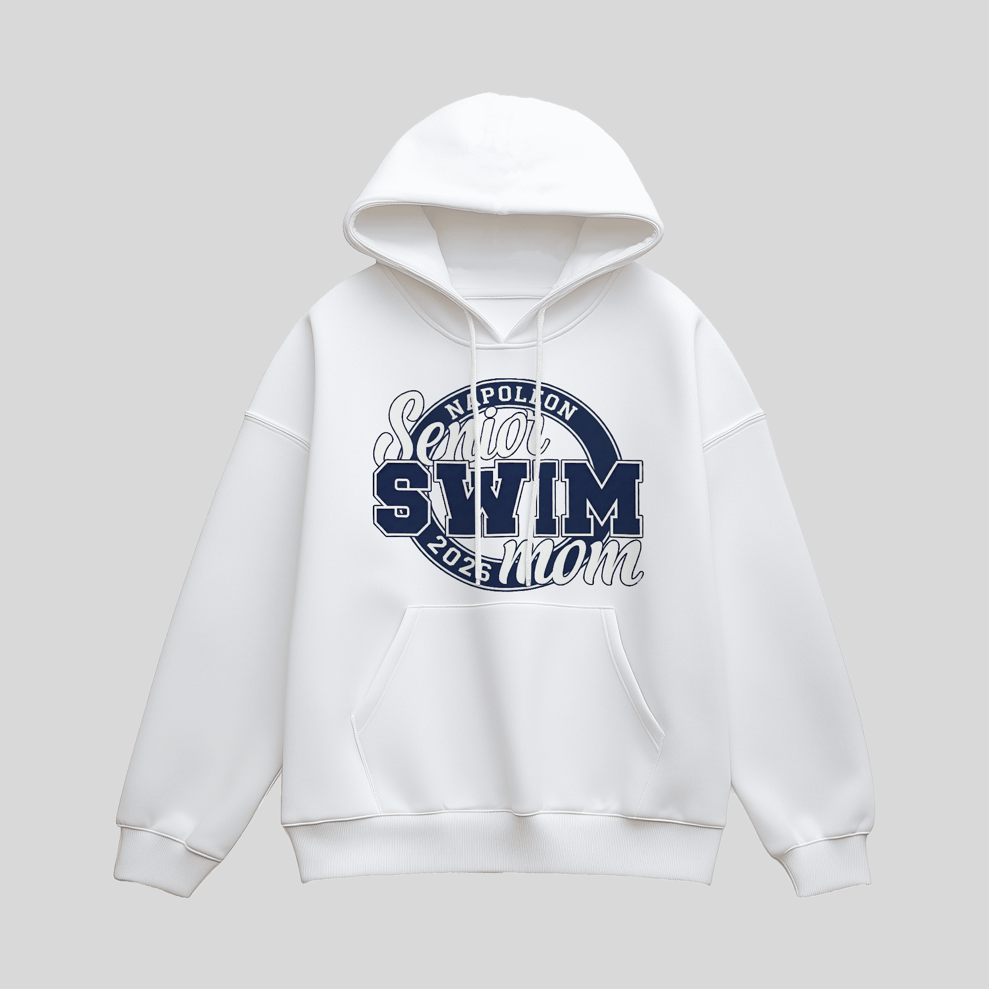 Senior Swim Mom Hoodie Design 2