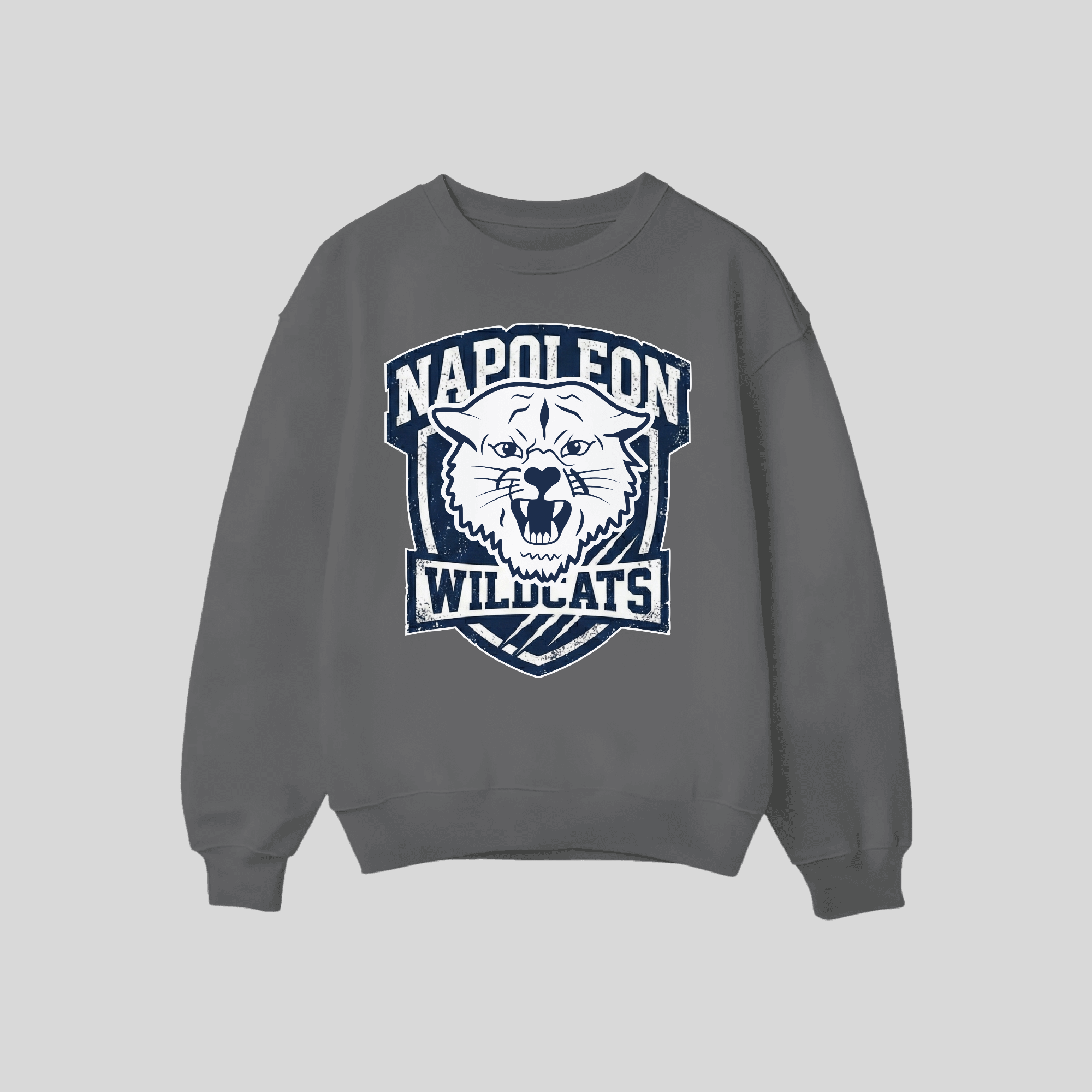 Napoleon Wildcats Distressed Crest