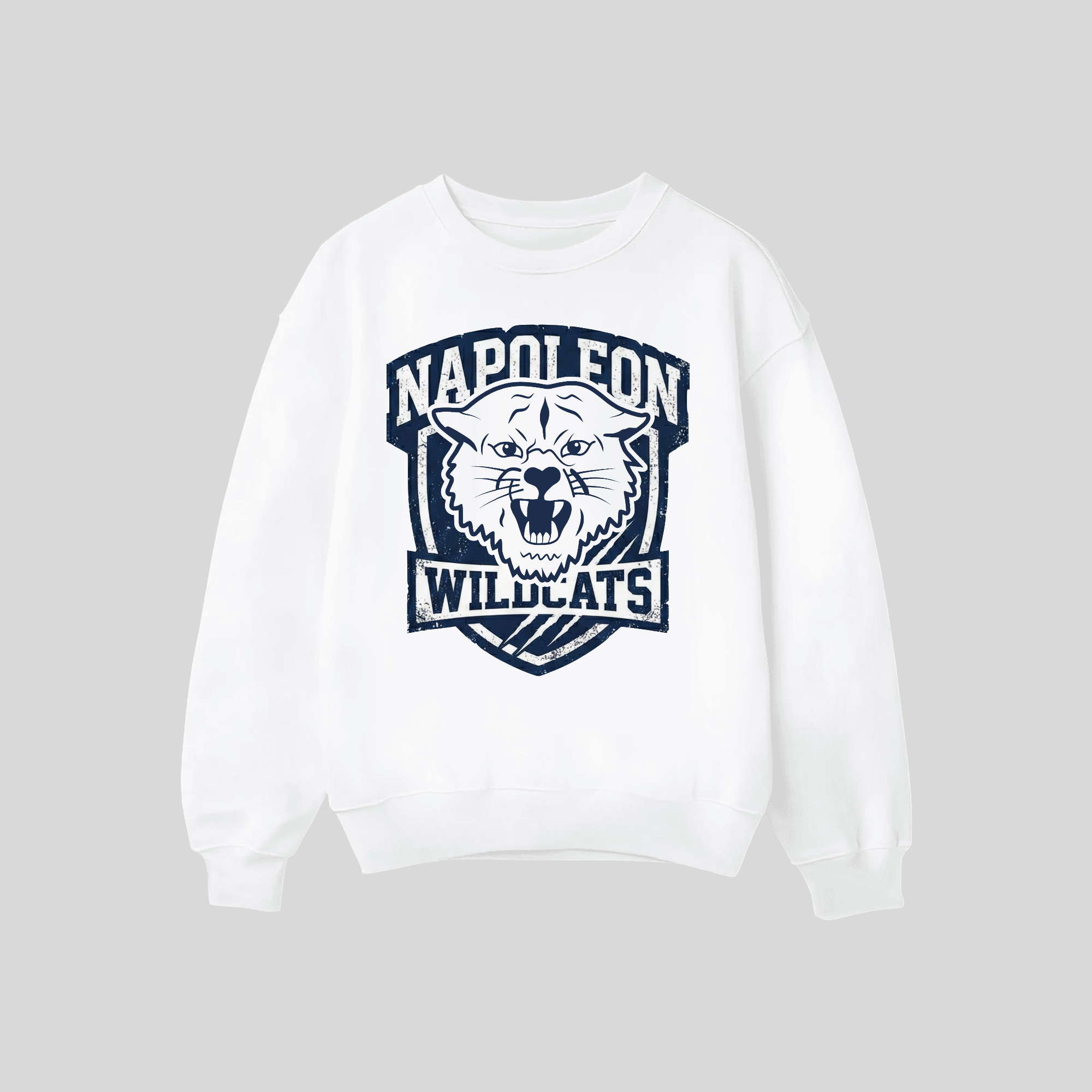 Napoleon Wildcats Distressed Crest